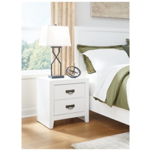 Binterglen 23" 2 Drawer Nightstand, White