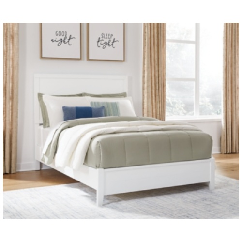 Binterglen Full Panel Bed, White