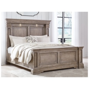 Blairhurst Queen Panel Bed, Light Grayish Brown