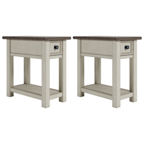 Bolanburg 2 End Tables, Two-tone