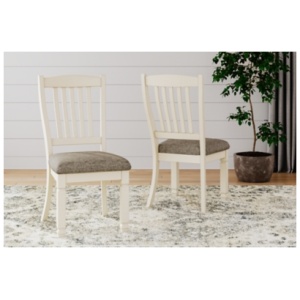 Bolanburg Rake Back Upholstered Dining Chair, Two-tone