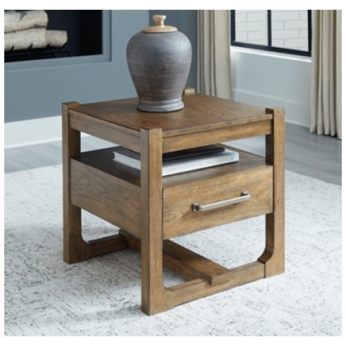 Cabalynn End Table, Light Brown