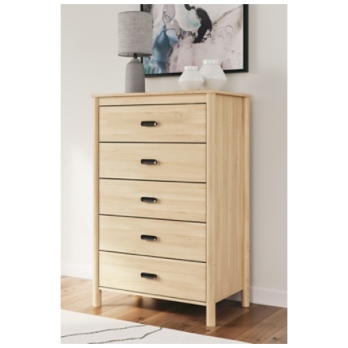 Cabinella 5 Drawer Chest of Drawers, Tan