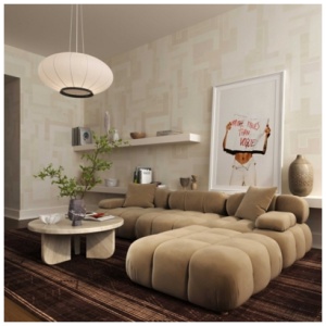 Calliope Ottoman, Brown