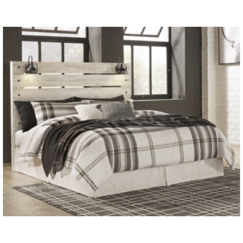 Cambeck King Panel Headboard, Whitewash