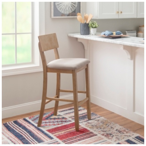 Cameron Jordan Bar Stool, Graywash