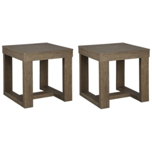 Cariton 2 End Tables, Gray