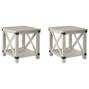 Carynhurst 2 End Tables, Whitewash