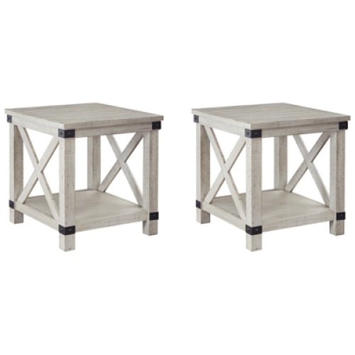 Carynhurst 2 End Tables, Whitewash