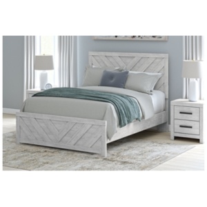 Cayboni Queen Panel Bed, Whitewash