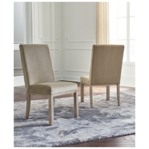 Chrestner Dining Side Chair, Gray/Brown
