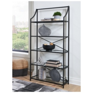Dakerwell 72" Bookcase, Antique Black