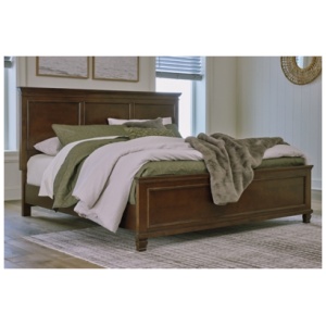 Danabrin King Panel Bed, Brown