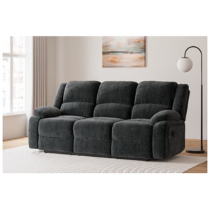 Draycoll Manual Reclining Sofa, Slate