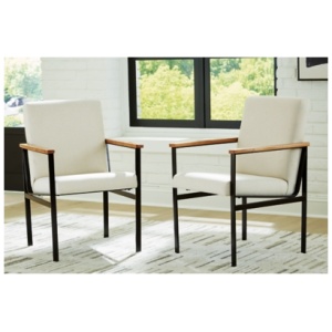 Dressonni Dining Arm Chair, Brown