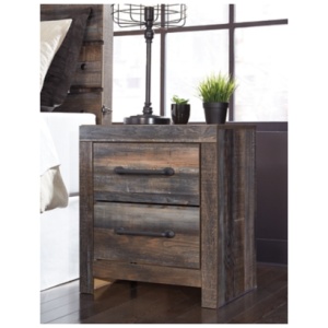 Drystan 22" 2 Drawer Charging Nightstand, Multi