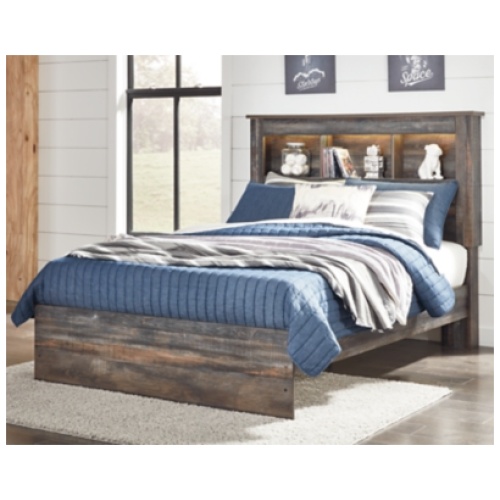 Drystan Full Bookcase Bed, Multi