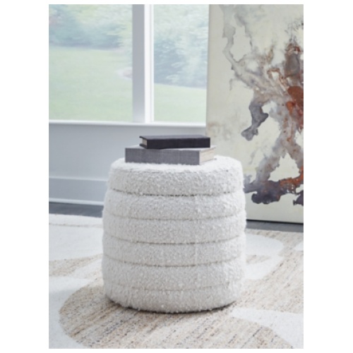 Duntler Storage Ottoman, Ivory