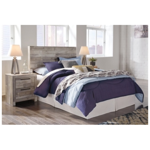 Effie Full Panel Headboard, Whitewash