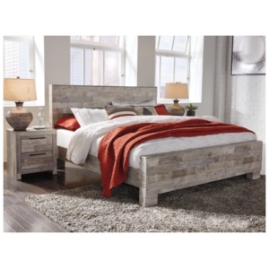 Effie King Panel Bed, Whitewash