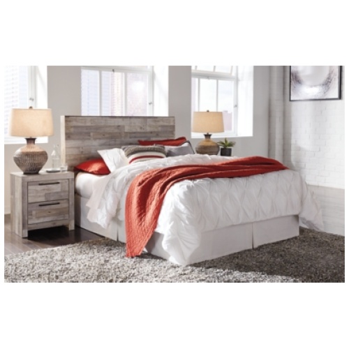 Effie Queen Panel Headboard, Whitewash