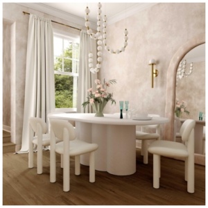 Elise Dining Chair, White