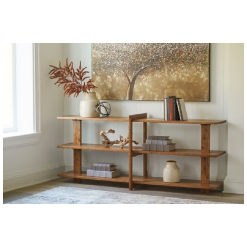 Fayemour Console Sofa Table, Brown