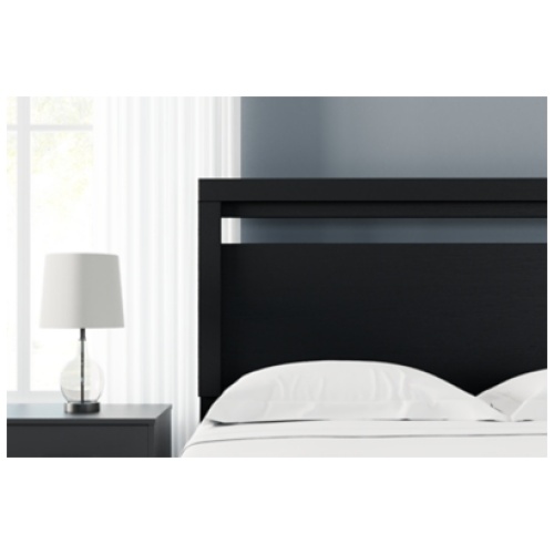 Finch Queen Panel Headboard, Black