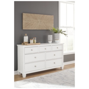 Fortman 7 Drawer Dresser, White