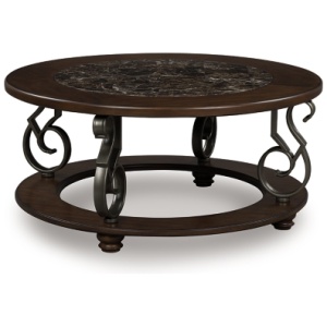 Frallyn Coffee Table, Dark Brown