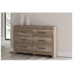 Gachester 6 Drawer Dresser, Tan