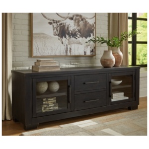 Galliden 80" TV Stand, Black