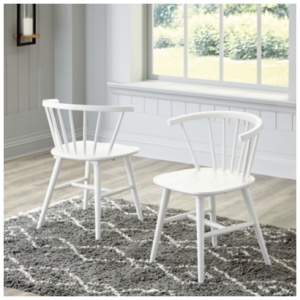 Grannen Spindle Back Dining Chair, White