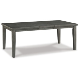Hallanden 60"-78" Extendable Dining Table, Gray, Wood