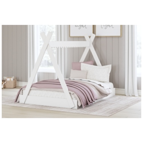 Hallityn Full Tent Bed, White