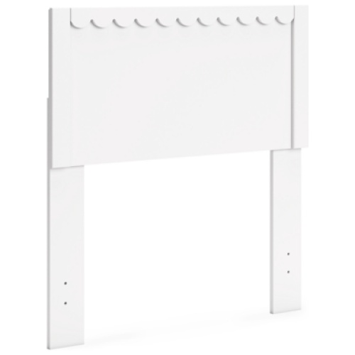 Hallityn Twin Panel Headboard, White