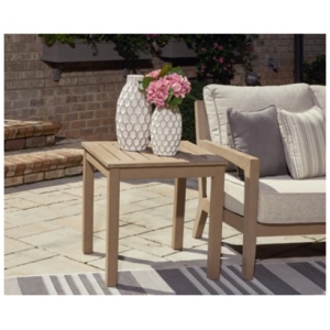 Hallow Creek Outdoor End Table, Driftwood
