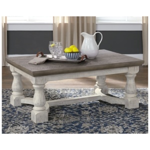 Havalance Coffee Table, Gray/White