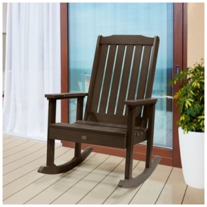 Highwood® Lehigh Outdoor Rocking Chair , Weathered Acorn
