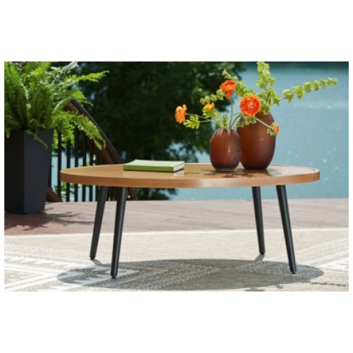 Horizon Hall Outdoor Coffee Table, Two-tone Brown