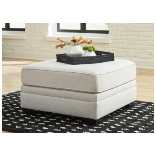 Huntsworth Oversized Accent Ottoman, Dove Gray