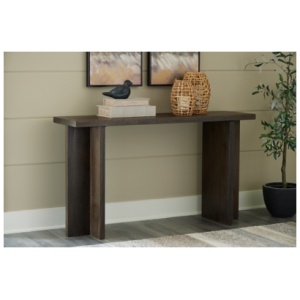 Jalenry Console Sofa Table, Grayish Brown