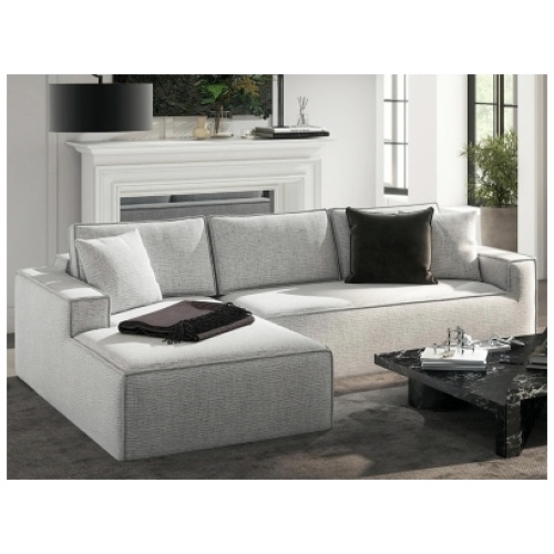 Jennifer Taylor Home Brenley 2-Piece Sectional Sofa, Ash Gray
