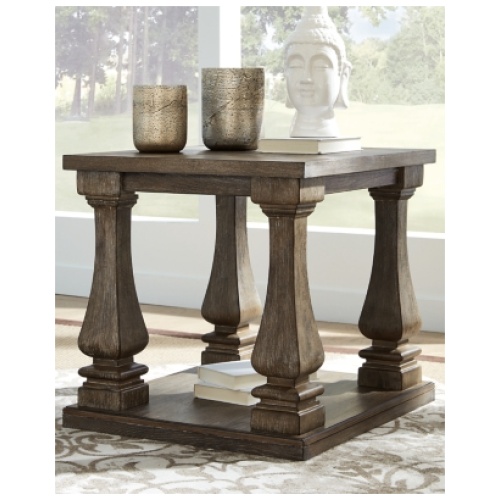 Johnelle End Table, Gray
