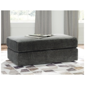 Karinne Oversized Accent Ottoman, Smoke