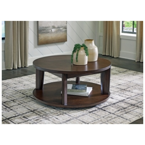 Korestone 2 Coffee Table, Dark Brown