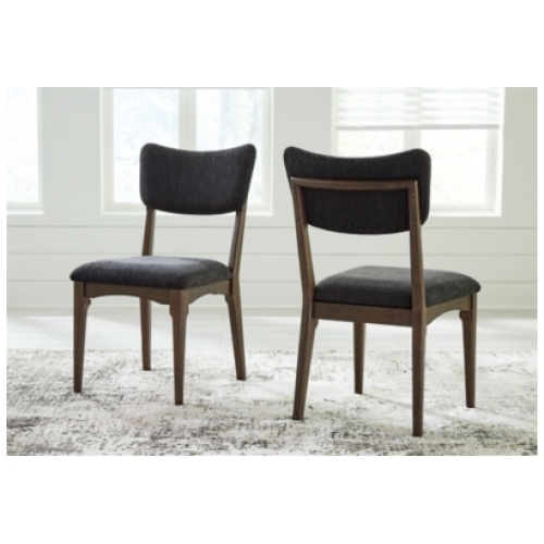 Korestone Dining Chair, Black/Dark Brown