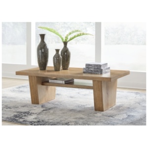Kristiland Coffee Table, Light Brown