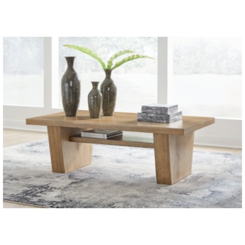 Kristiland Coffee Table, Light Brown