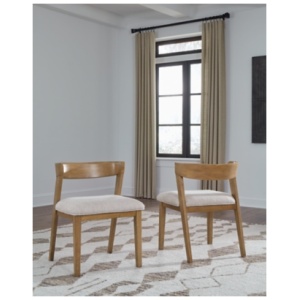 Kristiland Dining Chair, Gray/Light Brown